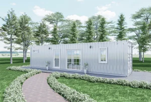 1 bedroom container home exterior rendering 1