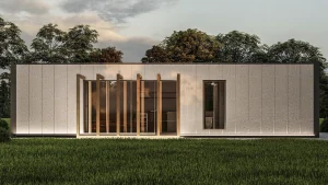 2 bedroom container home exterior rendering 4